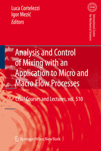 Vorderes Coverbild Analysis and Control of Mixing with an Application to Micro and Macro Flow Processes