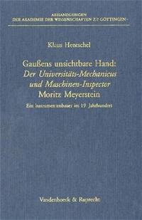 Vorderes Coverbild Gaußens unsichtbare Hand