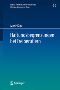 Vorderes Coverbild Haftungsbegrenzungen bei Freiberuflern