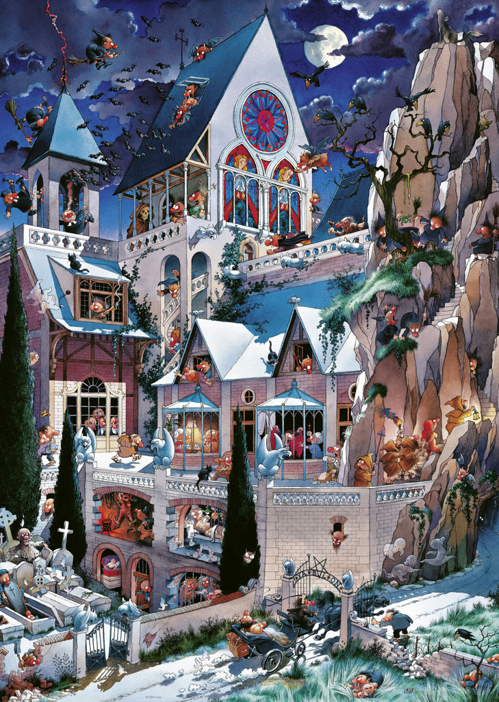 Beispielinhalt (Bild) Castle of Horror Puzzle