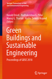 Vorderes Coverbild Green Buildings and Sustainable Engineering