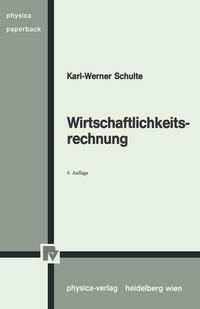 Vorderes Coverbild Wirtschaftlichkeitsrechnung