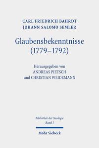 Vorderes Coverbild Glaubensbekenntnisse (1779-1792)