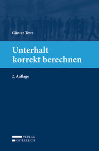 Vorderes Coverbild Unterhalt korrekt berechnen