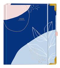 Vorderes Coverbild Terminplaner A5 Premium 2025 Blau