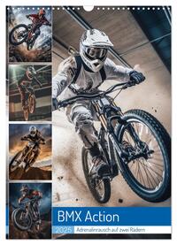 Vorderes Coverbild BMX Action (Wandkalender 2025 DIN A3 hoch), CALVENDO Monatskalender