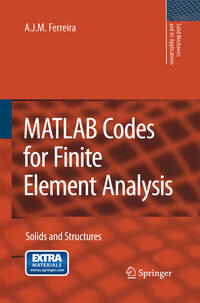 Vorderes Coverbild MATLAB Codes for Finite Element Analysis