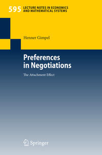 Vorderes Coverbild Preferences in Negotiations