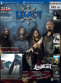 Vorderes Coverbild LEGACY MAGAZIN: THE VOICE FROM THE DARKSIDE