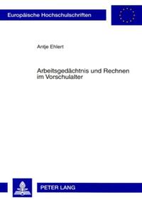 Vorderes Coverbild Arbeitsgedächtnis und Rechnen im Vorschulalter