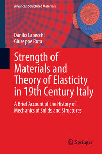 Vorderes Coverbild Strength of Materials and Theory of Elasticity in 19th Century Italy