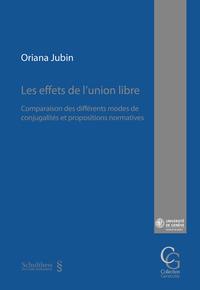 Vorderes Coverbild Les effets de l'union libre