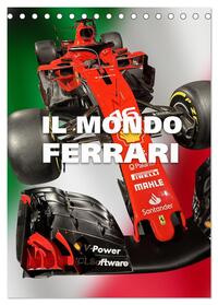 Vorderes Coverbild Il Mondo Ferrari (Tischkalender 2025 DIN A5 hoch), CALVENDO Monatskalender