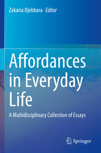 Vorderes Coverbild Affordances in Everyday Life