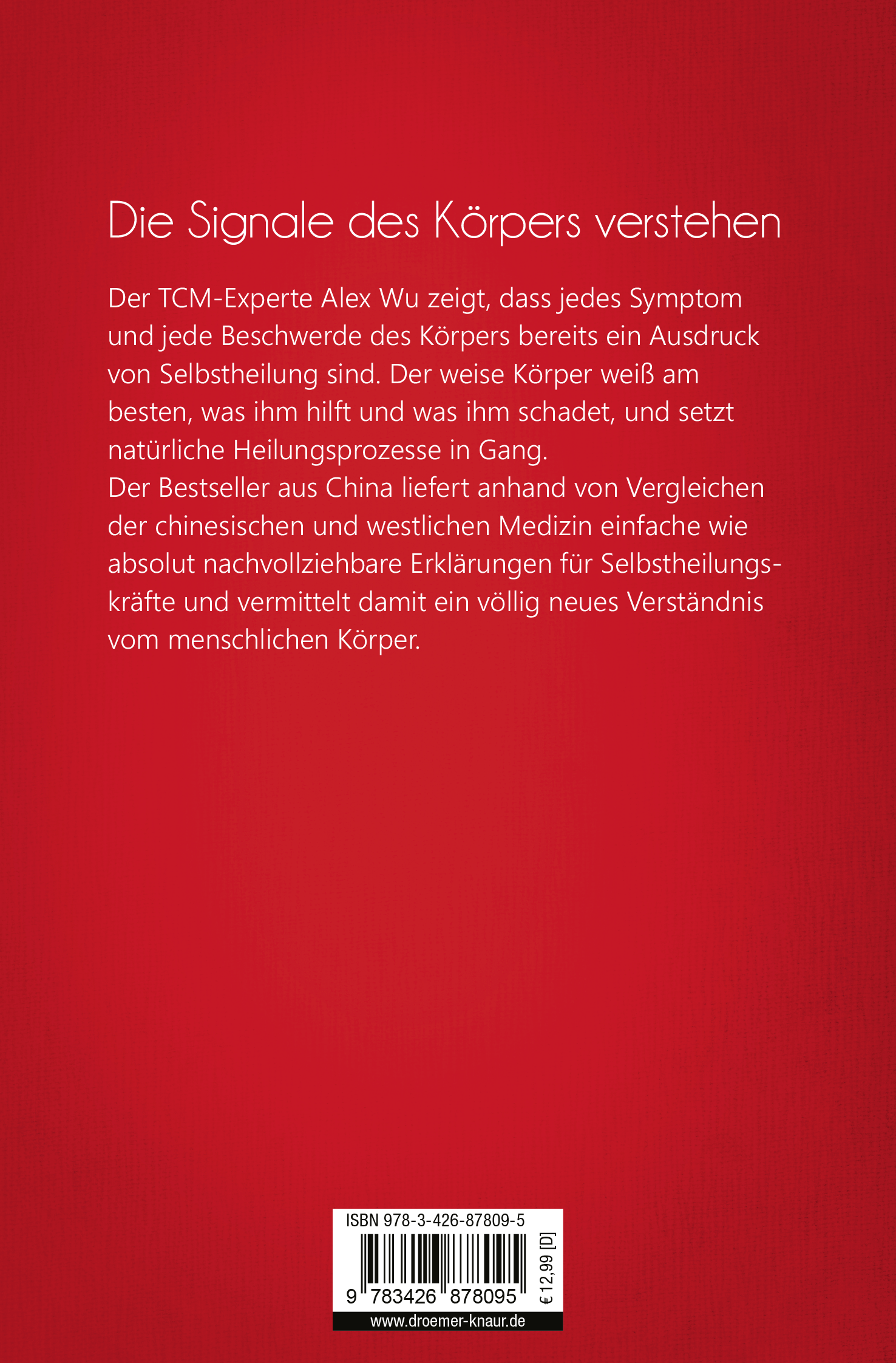 Rückseitencover Wie der Körper sich selbst heilt