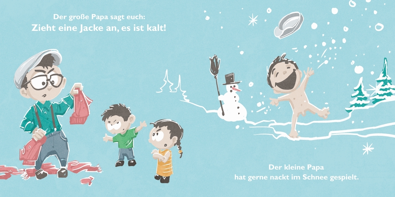 Beispielinhalt (Bild) Kleiner Papa – Großer Papa