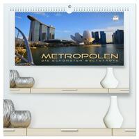 Vorderes Coverbild METROPOLEN - die schönsten Weltstädte (hochwertiger Premium Wandkalender 2026 DIN A2 quer), Kunstdruck in Hochglanz