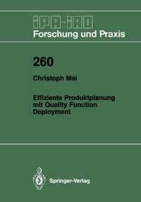 Vorderes Coverbild Effiziente Produktplanung mit Quality Function Deployment
