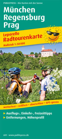 Vorderes Coverbild München - Regensburg - Prag