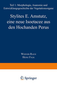 Vorderes Coverbild Stylites E. Amstutz, eine neue Isoëtacee aus den Hochanden Perus