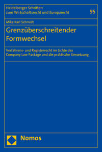 Vorderes Coverbild Grenzüberschreitender Formwechsel