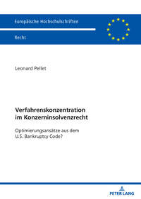 Vorderes Coverbild Verfahrenskonzentration im Konzerninsolvenzrecht