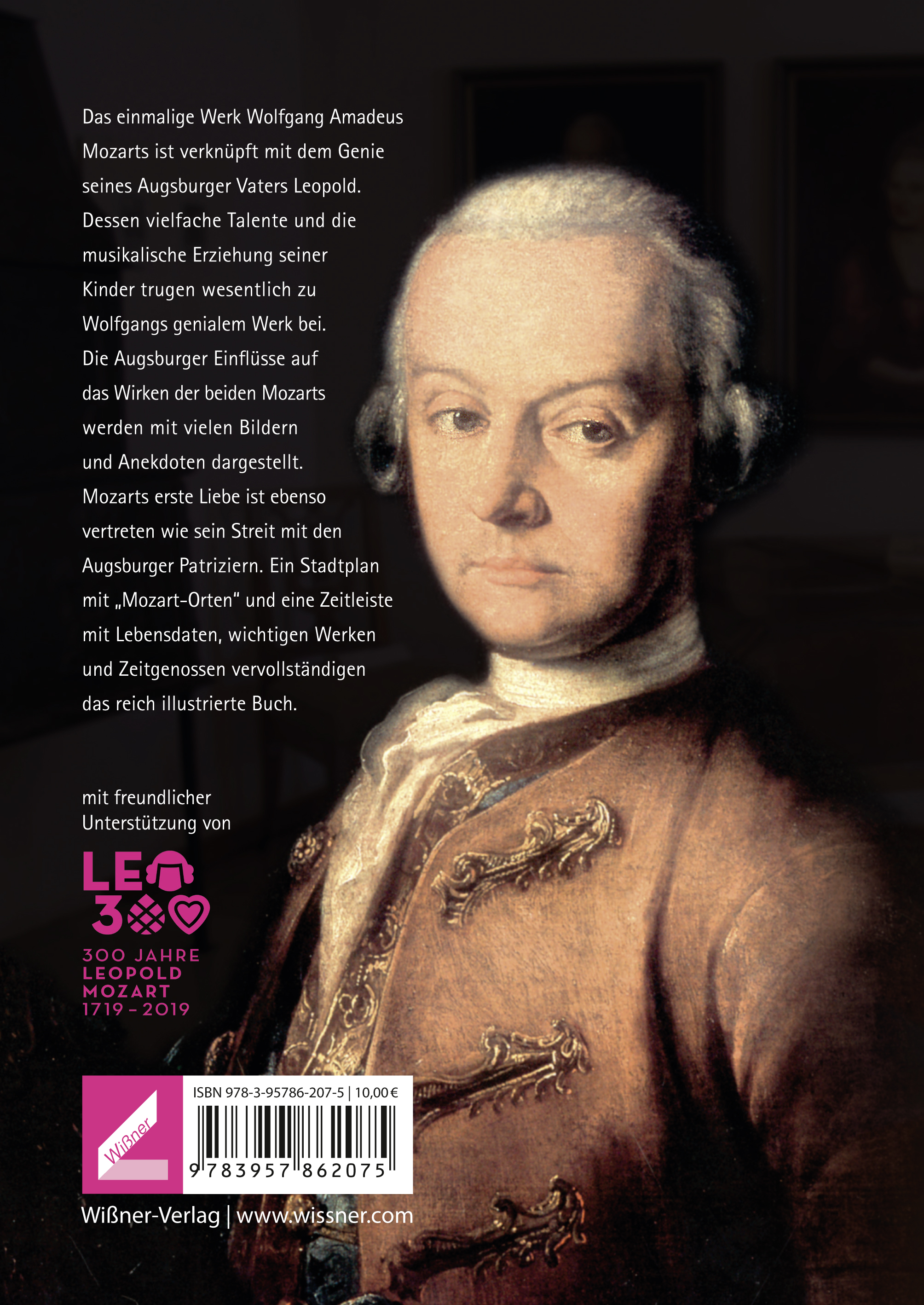 Rückseitencover Mozart und Augsburg