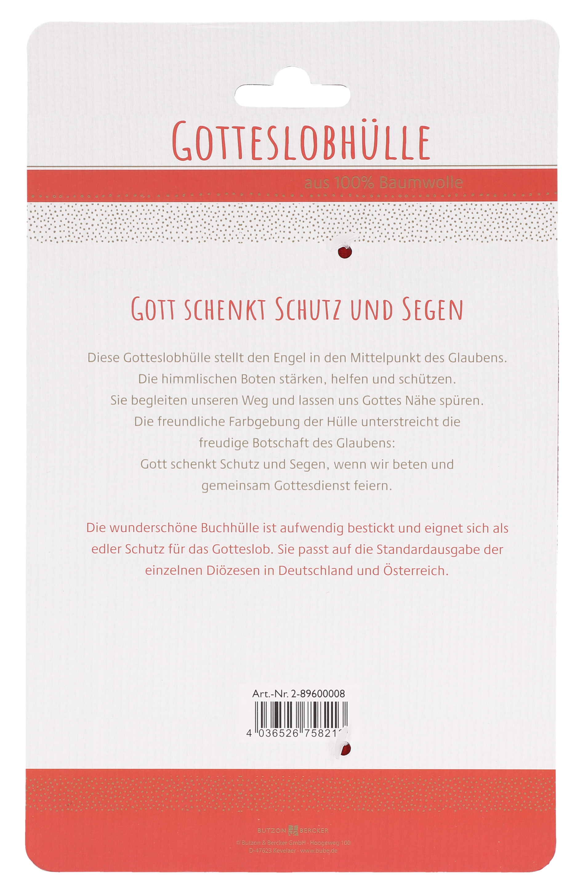 Rückseitencover Gotteslobhülle