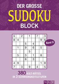 Vorderes Coverbild Der große Sudokublock Band 9