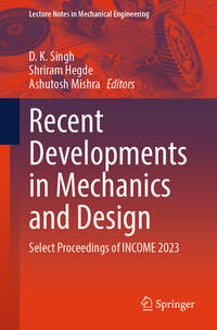 Vorderes Coverbild Recent Developments in Mechanics and Design