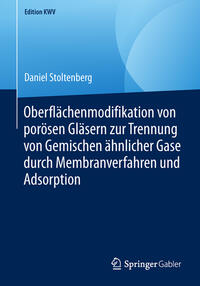 Vorderes Coverbild Oberflächenmodifikation von porösen Gläsern zur Trennung von Gemischen ähnlicher Gase durch Membranverfahren und Adsorption