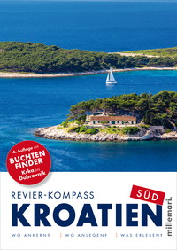 Vorderes Coverbild Revier-Kompass Kroatien Süd. 4. Auflage 2025