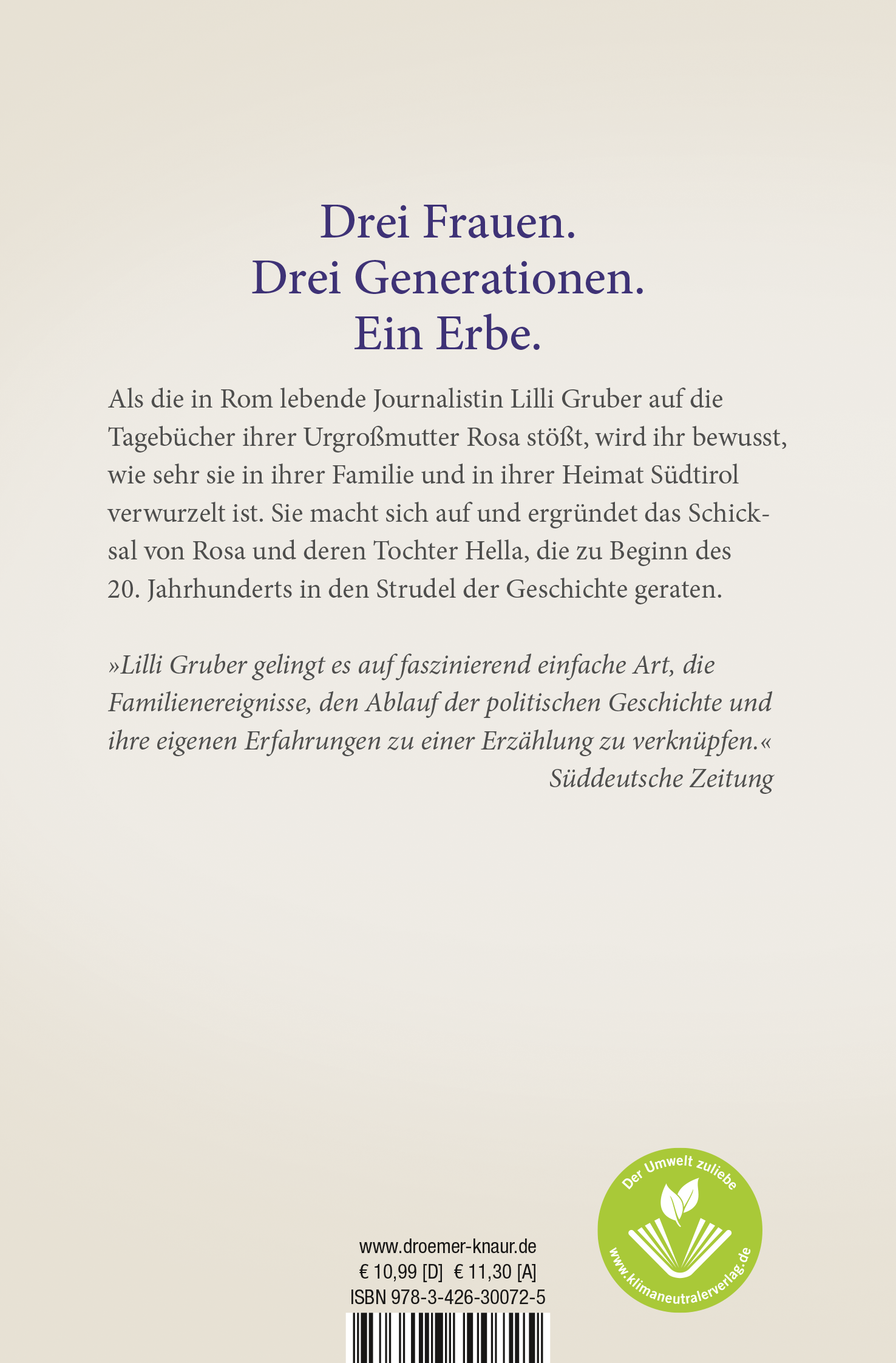 Rückseitencover Das Erbe