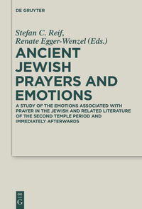 Vorderes Coverbild Ancient Jewish Prayers and Emotions