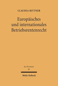 Vorderes Coverbild Europäisches und internationales Betriebsrentenrecht