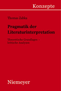 Vorderes Coverbild Pragmatik der Literaturinterpretation