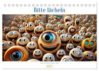 Vorderes Coverbild Bitte lächeln. Am besten jeden Tag. (Tischkalender 2025 DIN A5 quer), CALVENDO Monatskalender