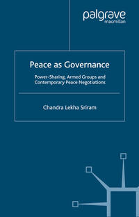 Vorderes Coverbild Peace as Governance
