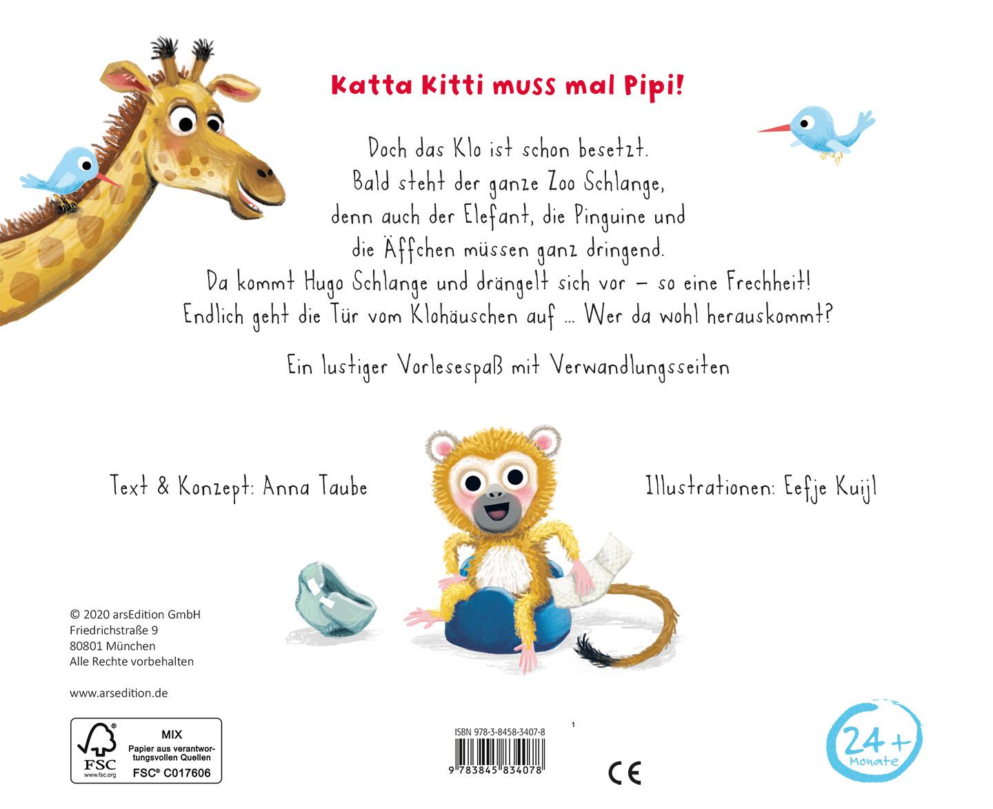 Rückseitencover Der ganze Zoo geht aufs Klo