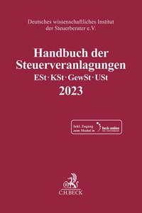 Vorderes Coverbild Schriften des Deutschen wissenschaftlichen Instituts der Steuerberater e.V. / Handbuch der Steuerveranlagungen