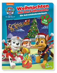 Vorderes Coverbild PAW Patrol: Weihnachten mit den Fellfreunden - Ein Adventskalenderbuch