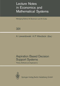 Vorderes Coverbild Aspiration Based Decision Support Systems