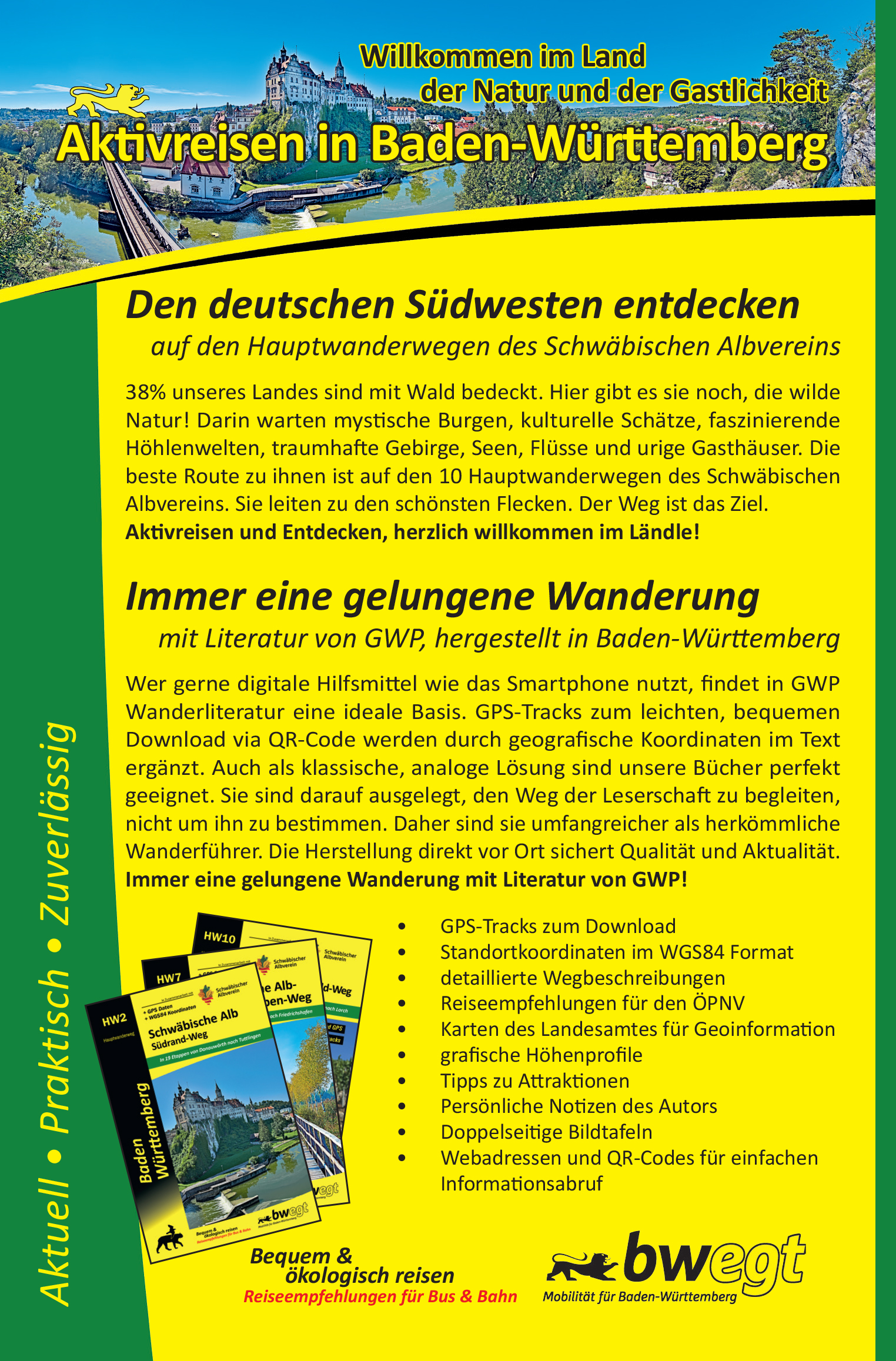 Werbematerial (Bild) Schwäbische Alb Südrand-Weg HW2
