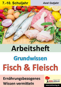Vorderes Coverbild Arbeitsheft Grundwissen Fisch und Fleisch
