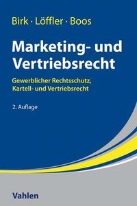 Vorderes Coverbild Marketing- und Vertriebsrecht
