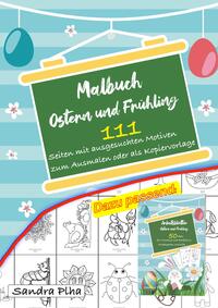 Vorderes Coverbild KitaFix Malbuch Ostern und Frühling