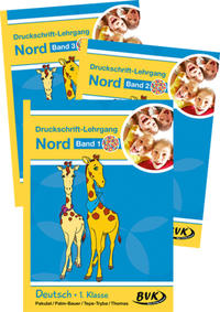 Vorderes Coverbild Druckschrift-Lehrgang Nord – Förderkinder