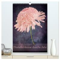 Vorderes Coverbild Floristikträume durchs Jahr (hochwertiger Premium Wandkalender 2025 DIN A2 hoch), Kunstdruck in Hochglanz