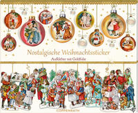Vorderes Coverbild Stickerbuch - Nostalgische Weihnachtssticker