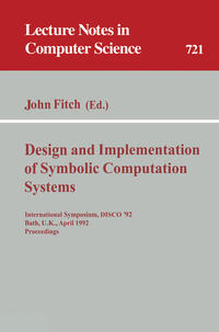 Vorderes Coverbild Design and Implementation of Symbolic Computation Systems